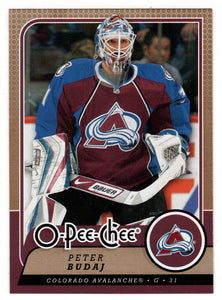 Peter Budaj - Colorado Avalanche (NHL Hockey Card) 2008-09 O-Pee-Chee # 216 Mint