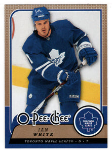 Ian White - Toronto Maple Leafs (NHL Hockey Card) 2008-09 O-Pee-Chee # 221 Mint