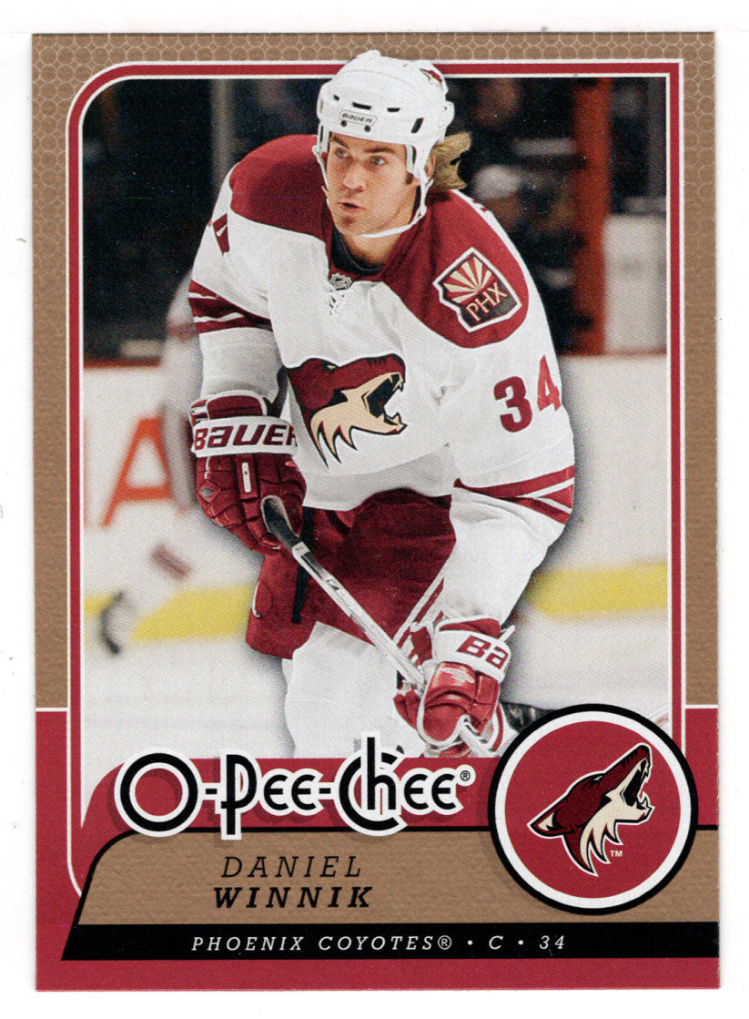 Daniel Winnik - Phoenix Coyotes (NHL Hockey Card) 2008-09 O-Pee-Chee # 225 Mint