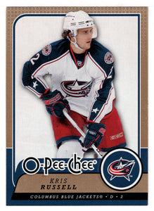 Kris Russell - Columbus Blue Jackets (NHL Hockey Card) 2008-09 O-Pee-Chee # 233 Mint