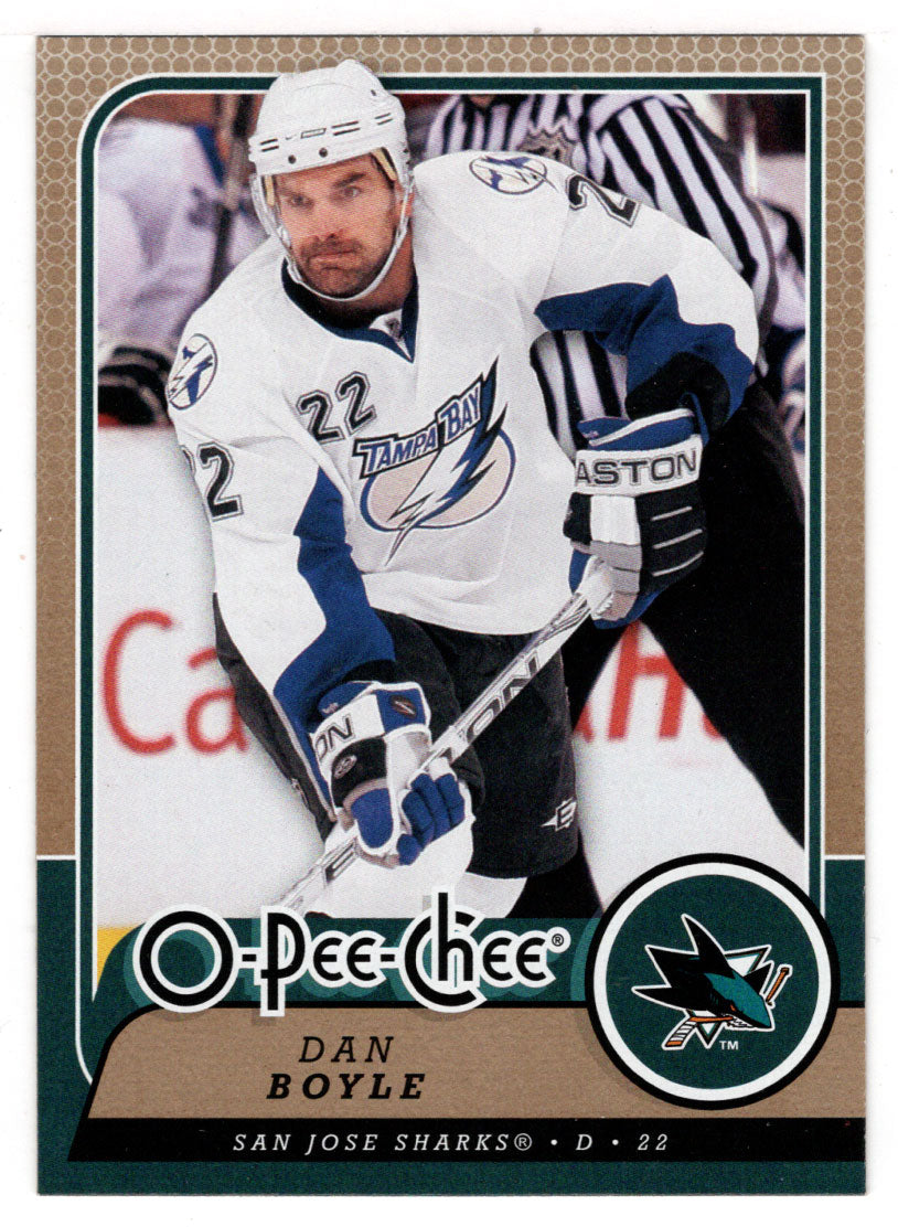 Dan Boyle - San Jose Sharks (NHL Hockey Card) 2008-09 O-Pee-Chee # 241 Mint