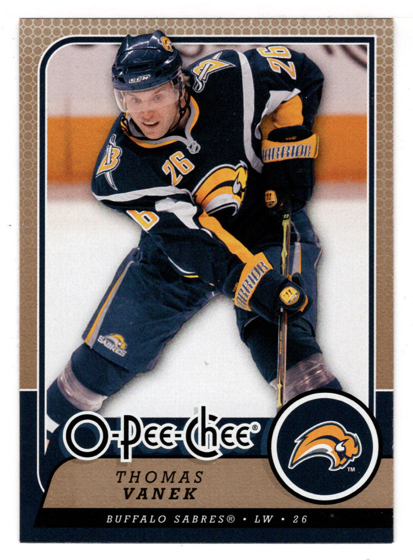 Thomas Vanek - Buffalo Sabres (NHL Hockey Card) 2008-09 O-Pee-Chee # 256 Mint