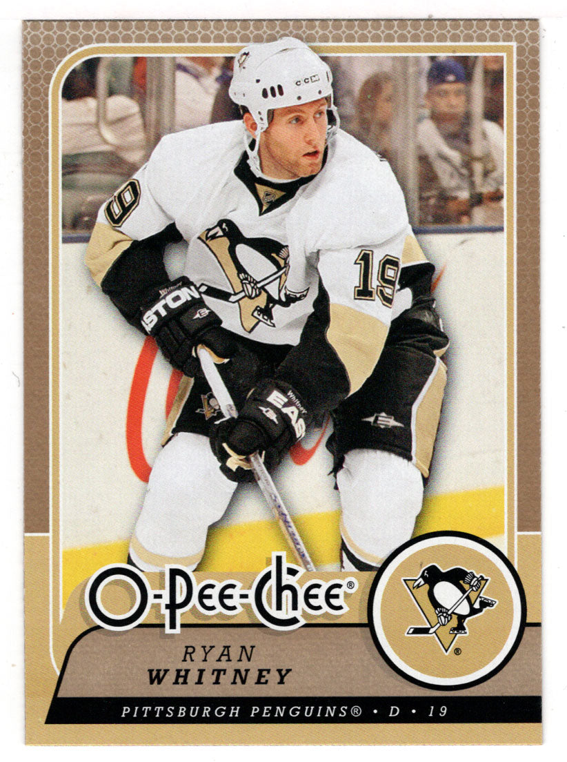 Ryan Whitney - Pittsburgh Penguins (NHL Hockey Card) 2008-09 O-Pee-Chee # 264 Mint