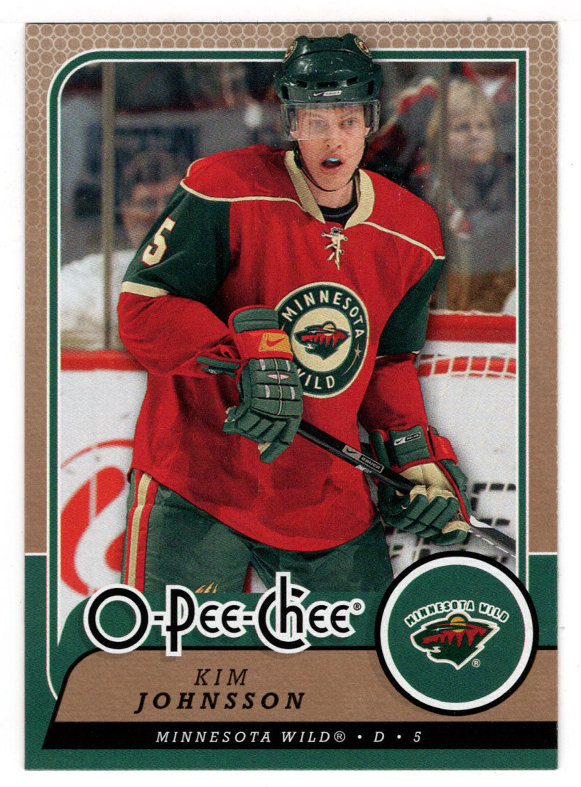 Kim Johnsson - Minnesota Wild (NHL Hockey Card) 2008-09 O-Pee-Chee # 327 Mint