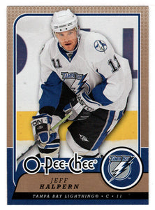 Jeff Halpern - Tampa Bay Lightning (NHL Hockey Card) 2008-09 O-Pee-Chee # 342 Mint