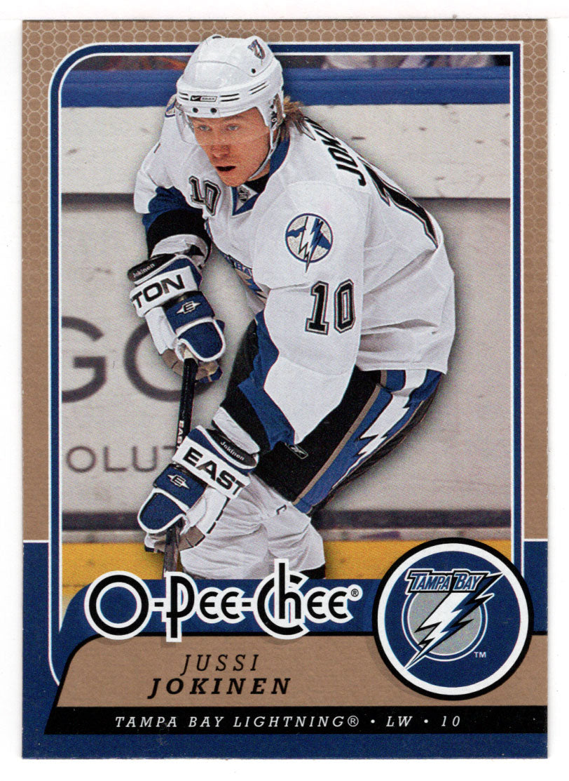 Jussi Jokinen - Tampa Bay Lightning (NHL Hockey Card) 2008-09 O-Pee-Chee # 357 Mint