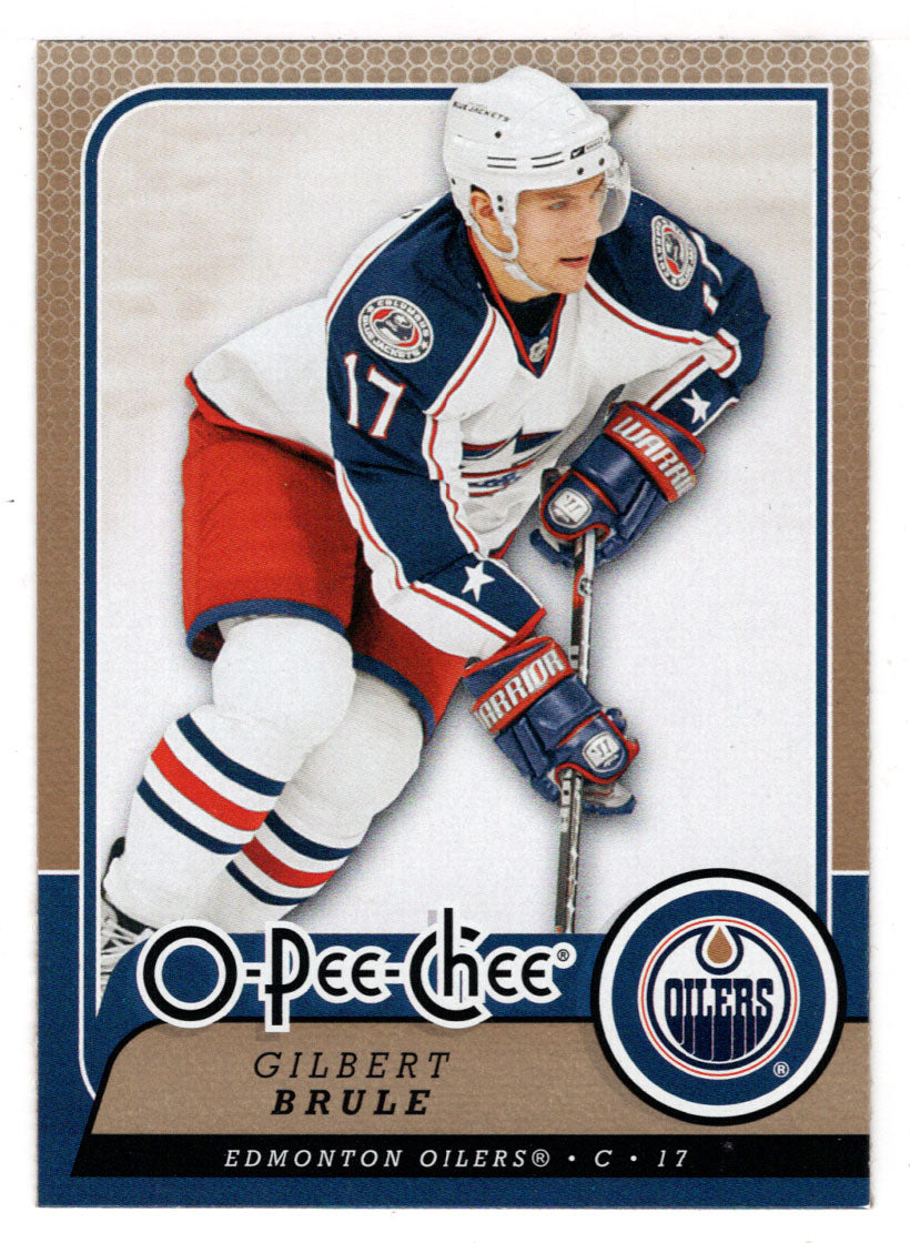 Gilbert Brule - Edmonton Oilers (NHL Hockey Card) 2008-09 O-Pee-Chee # 368 Mint