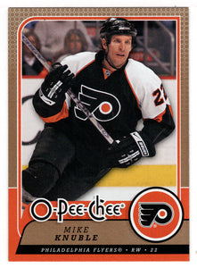 Mike Knuble - Philadelphia Flyers (NHL Hockey Card) 2008-09 O-Pee-Chee # 370 Mint