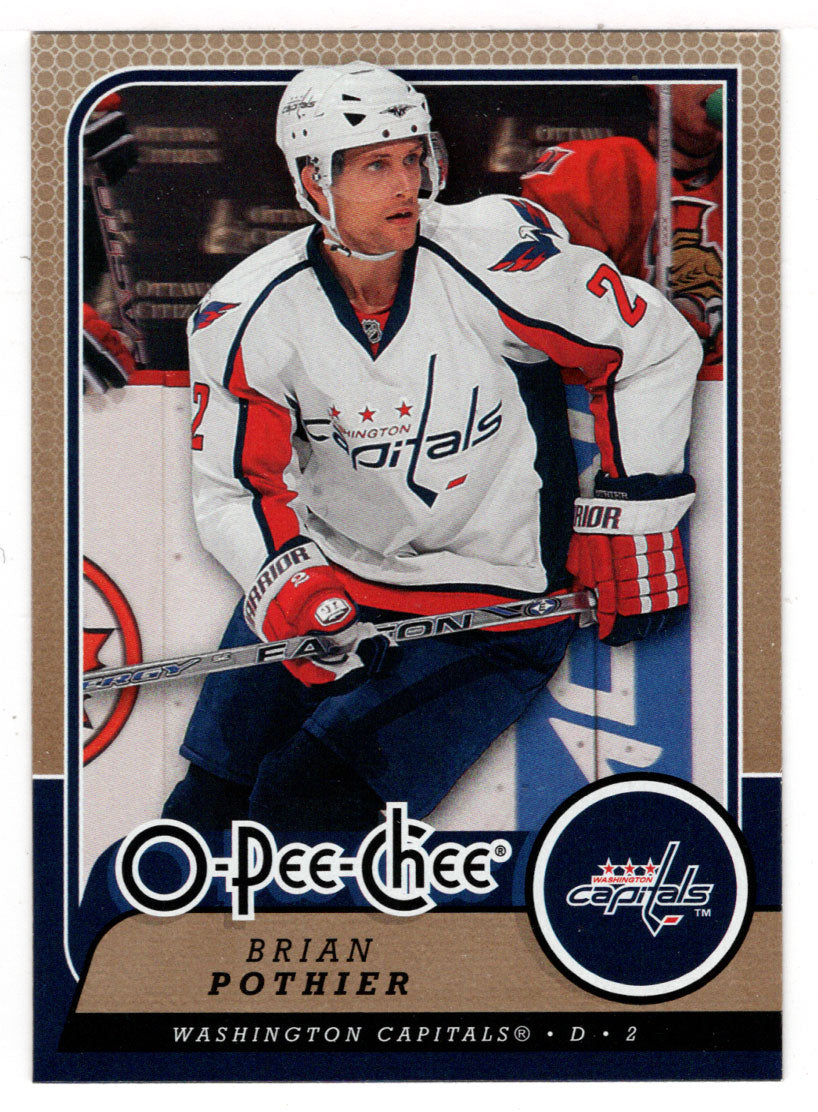 Brian Pothier - Washington Capitals (NHL Hockey Card) 2008-09 O-Pee-Chee # 400 Mint