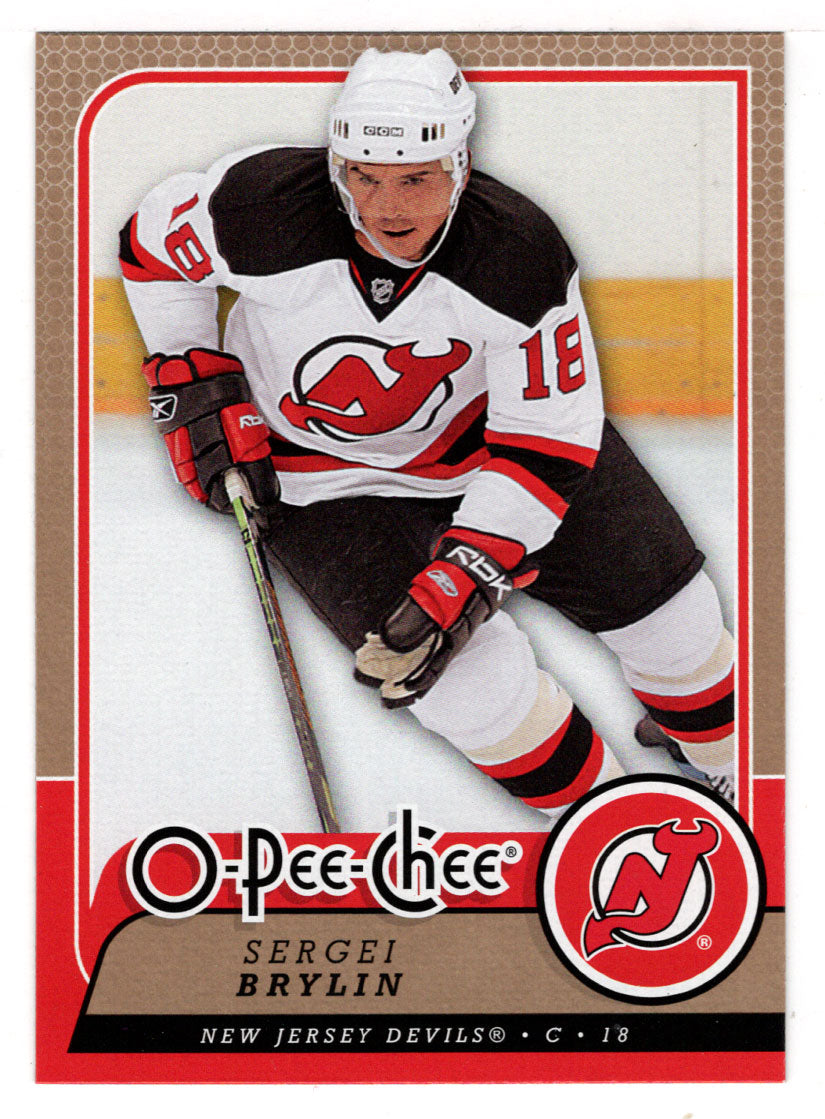 Sergei Brylin - New Jersey Devils (NHL Hockey Card) 2008-09 O-Pee-Chee # 401 Mint