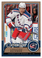 Christian Backman - Columbus Blue Jackets (NHL Hockey Card) 2008-09 O-Pee-Chee # 422 Mint