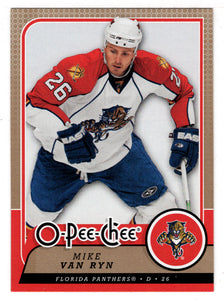 Mike Van Ryn - Florida Panthers (NHL Hockey Card) 2008-09 O-Pee-Chee # 484 Mint