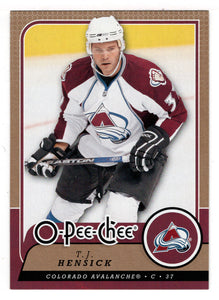 T.J. Hensick - Colorado Avalanche (NHL Hockey Card) 2008-09 O-Pee-Chee # 486 Mint