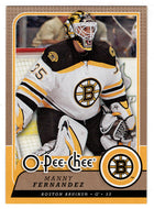 Manny Fernandez - Boston Bruins (NHL Hockey Card) 2008-09 O-Pee-Chee # 490 Mint