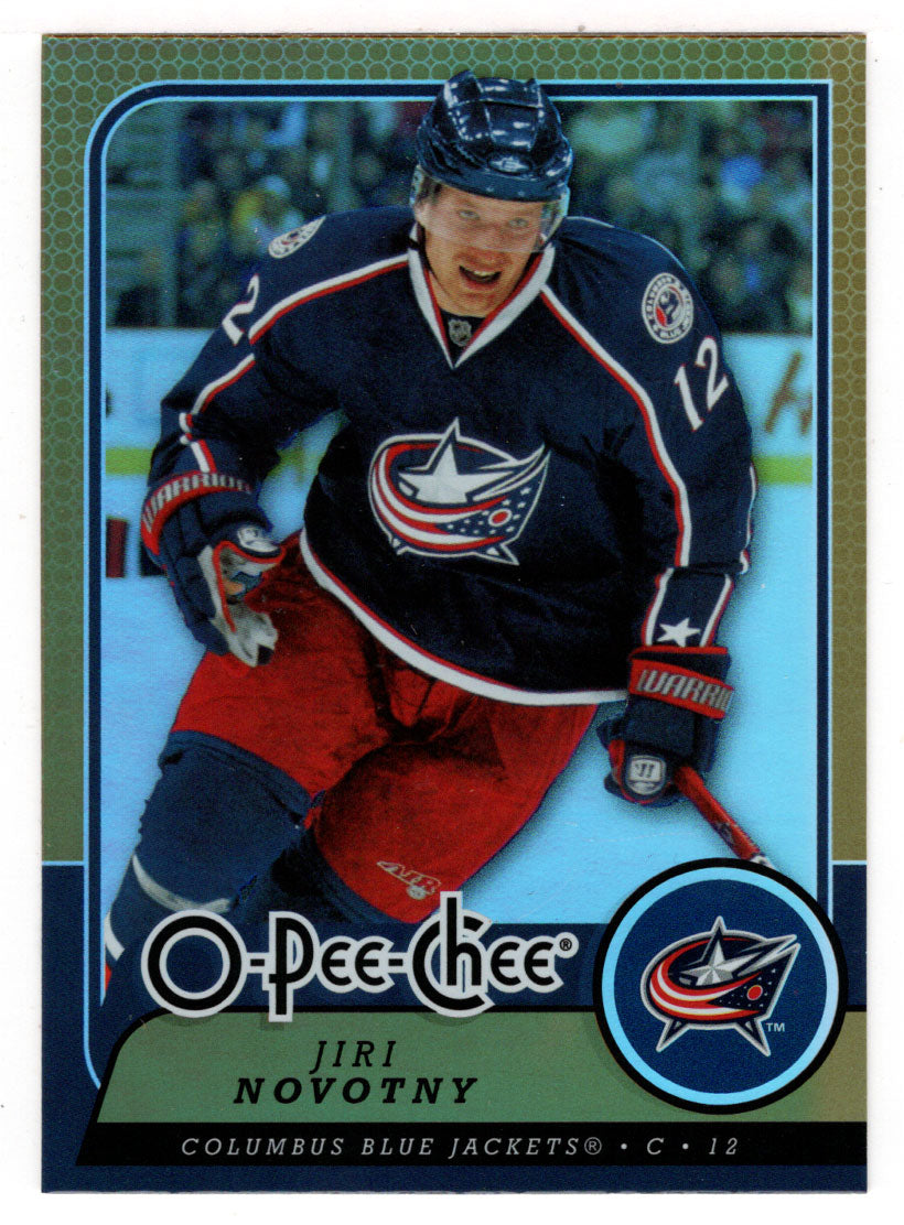 Jiri Novotny - Columbus Blue Jackets (NHL Hockey Card) 2008-09 O-Pee-Chee GOLD # 126 Mint