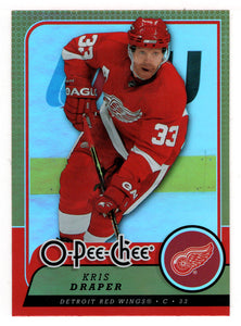 Kris Draper - Detroit Red Wings (NHL Hockey Card) 2008-09 O-Pee-Chee GOLD # 181 Mint