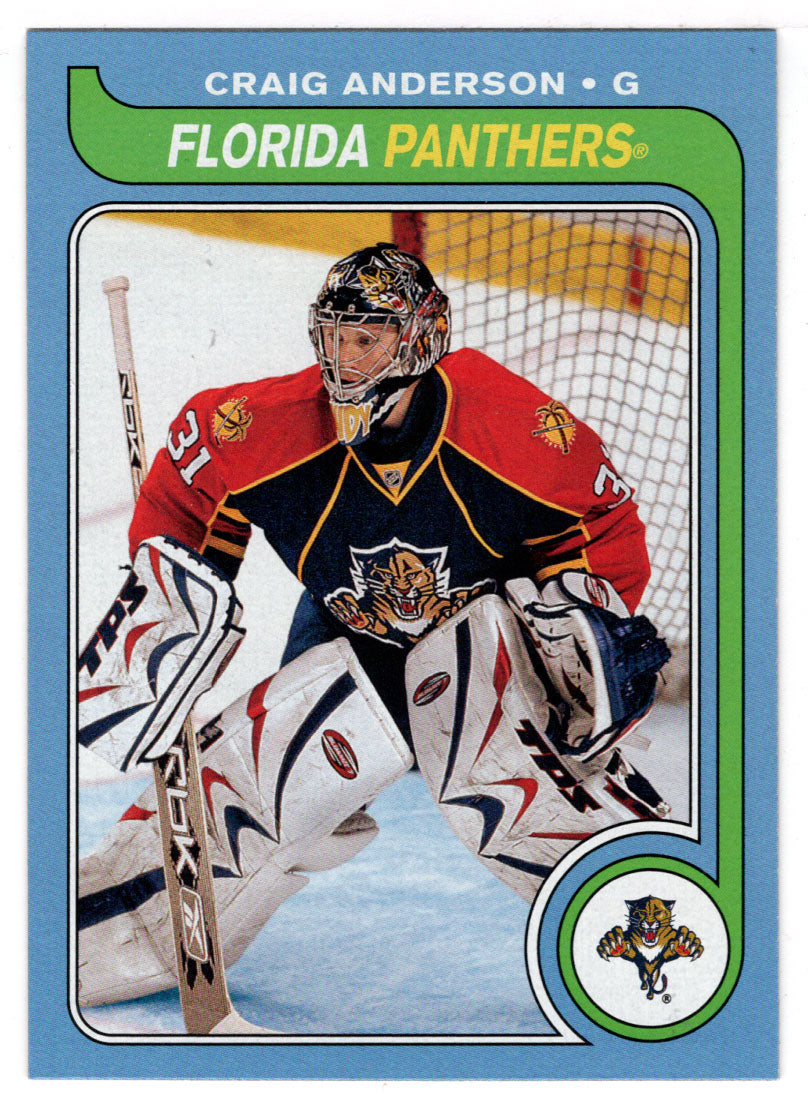 Craig Anderson - Florida Panthers (NHL Hockey Card) 2008-09 O-Pee-Chee 1979-80 Retro # 143 Mint