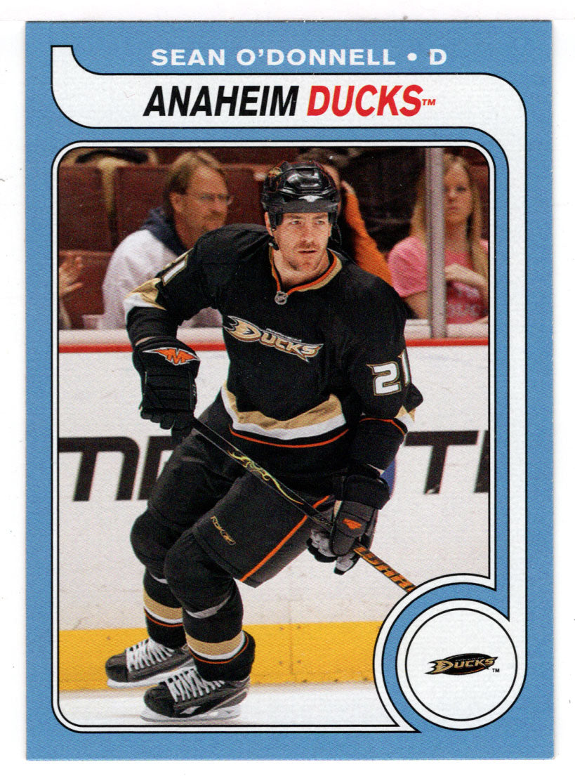 Sean O'Donnell - Anaheim Ducks (NHL Hockey Card) 2008-09 O-Pee-Chee 1979-80 Retro # 220 Mint