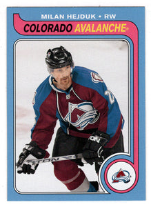 Milan Hejduk - Colorado Avalanche (NHL Hockey Card) 2008-09 O-Pee-Chee 1979-80 Retro # 350 Mint