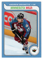 Andrew Brunette - Minnesota Wild (NHL Hockey Card) 2008-09 O-Pee-Chee 1979-80 Retro # 466 Mint