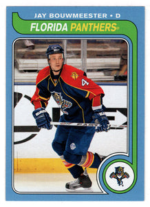 Jay Bouwmeester - Florida Panthers (NHL Hockey Card) 2008-09 O-Pee-Chee 1979-80 Retro # 493 Mint