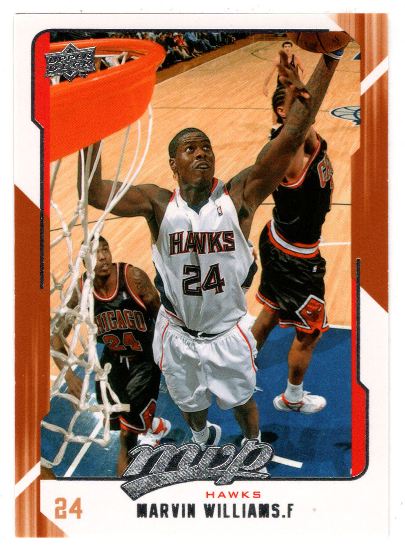 Marvin Williams - Atlanta Hawks (NBA Basketball Card) 2008-09 Upper Deck MVP # 2 Mint