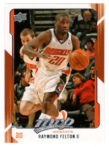 Raymond Felton - Charlotte Bobcats (NBA Basketball Card) 2008-09 Upper Deck MVP # 14 Mint