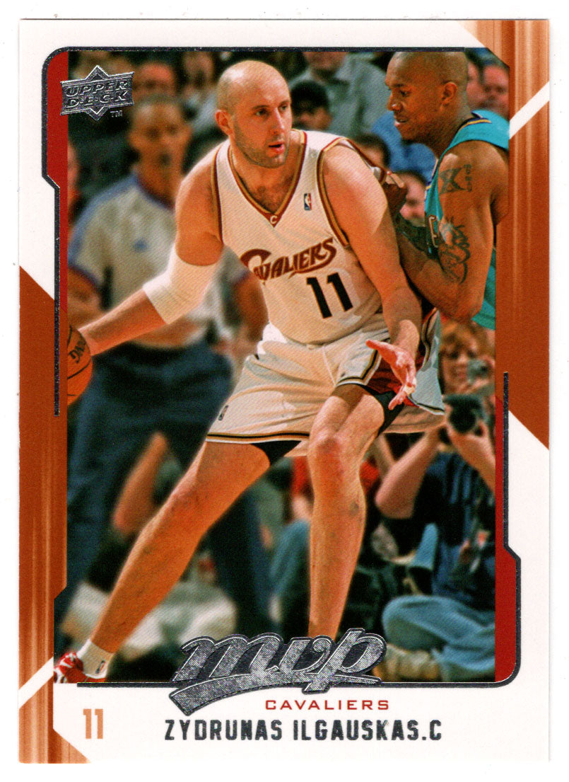 Zydrunas Ilgauskas - Cleveland Cavaliers (NBA Basketball Card) 2008-09 Upper Deck MVP # 24 Mint