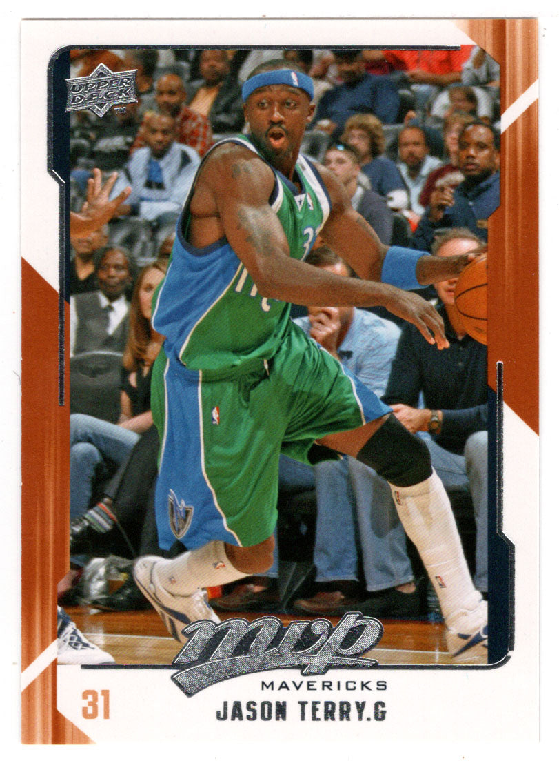 Jason Terry - Dallas Mavericks (NBA Basketball Card) 2008-09 Upper Deck MVP # 34 Mint