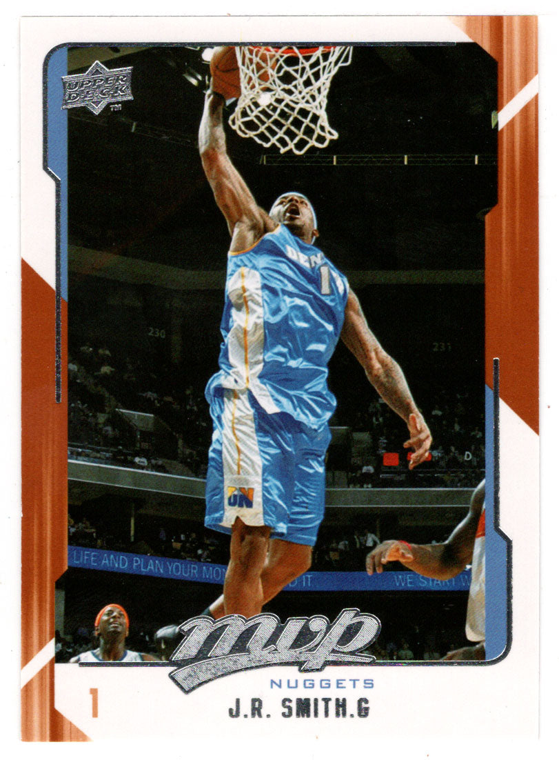 J.R. Smith - Denver Nuggets (NBA Basketball Card) 2008-09 Upper Deck MVP # 40 Mint