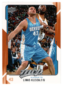 Linas Kleiza - Denver Nuggets (NBA Basketball Card) 2008-09 Upper Deck MVP # 41 Mint