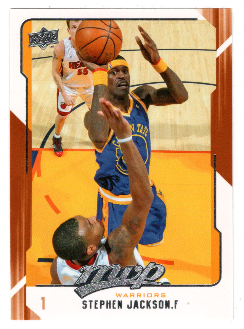 Stephen Jackson - Golden State Warriors (NBA Basketball Card) 2008-09 Upper Deck MVP # 51 Mint