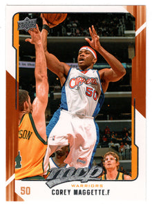 Corey Maggette - Golden State Warriors (NBA Basketball Card) 2008-09 Upper Deck MVP # 65 Mint