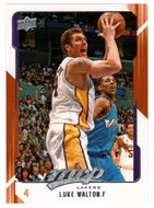 Luke Walton - Los Angeles Lakers (NBA Basketball Card) 2008-09 Upper Deck MVP # 73 Mint