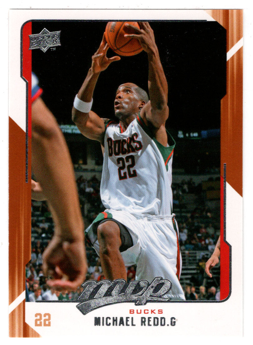 Michael Redd - Milwaukee Bucks (NBA Basketball Card) 2008-09 Upper Deck MVP # 85 Mint