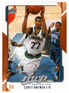 Corey Brewer - Minnesota Timberwolves (NBA Basketball Card) 2008-09 Upper Deck MVP # 92 Mint