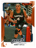 Randy Foye - Minnesota Timberwolves (NBA Basketball Card) 2008-09 Upper Deck MVP # 93 Mint