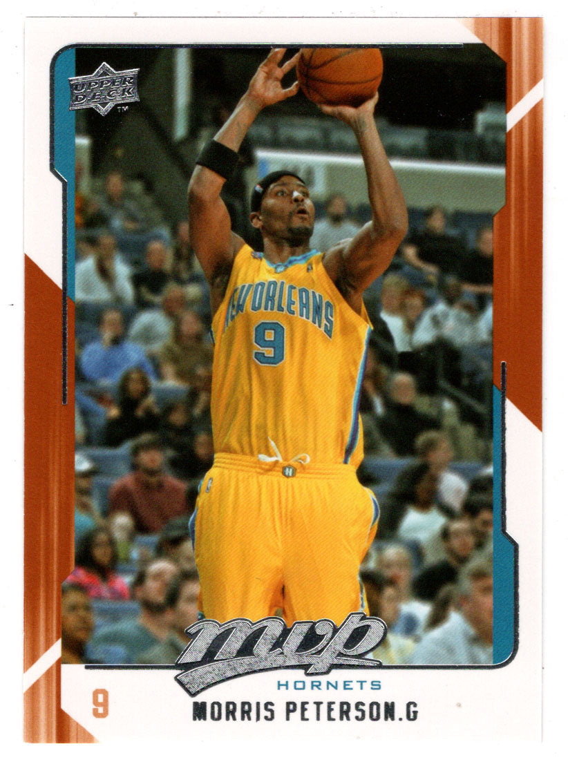 Morris Peterson - New Orleans Hornets (NBA Basketball Card) 2008-09 Upper Deck MVP # 104 Mint