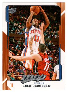 Jamal Crawford - New York Knicks (NBA Basketball Card) 2008-09 Upper Deck MVP # 106 Mint