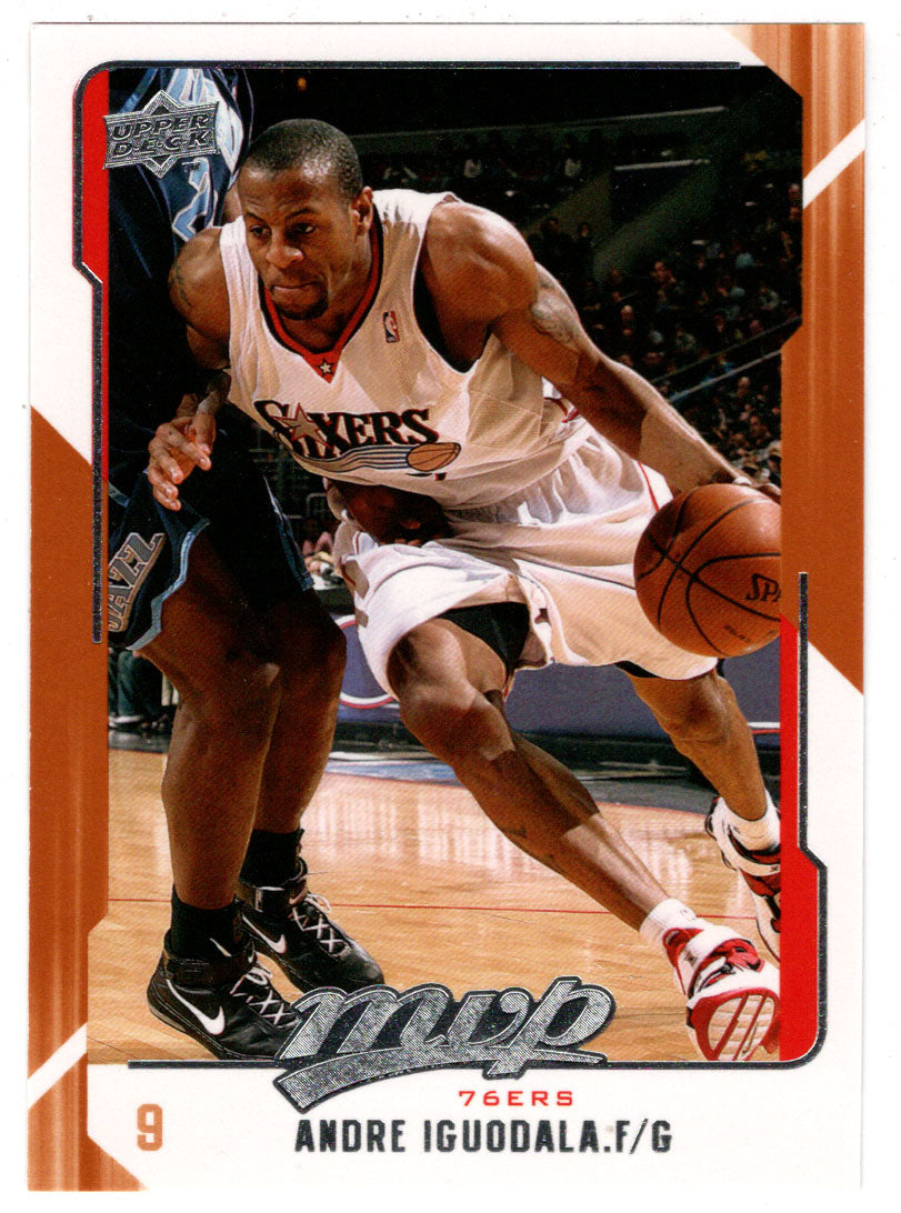 Andre Iguodala - Philadelphia 76ers (NBA Basketball Card) 2008-09 Upper Deck MVP # 118 Mint