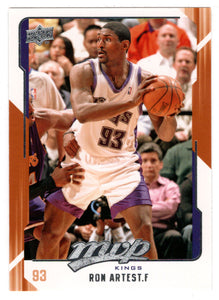 Ron Artest - Sacramento Kings (NBA Basketball Card) 2008-09 Upper Deck MVP # 137 Mint