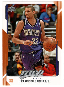 Francisco Garcia - Sacramento Kings (NBA Basketball Card) 2008-09 Upper Deck MVP # 141 Mint