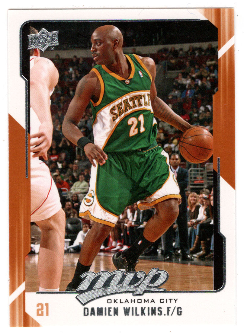 Damien Wilkins - Oklahoma City Thunder (NBA Basketball Card) 2008-09 Upper Deck MVP # 151 Mint