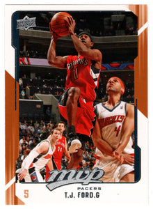 T.J. Ford - Indiana Pacers (NBA Basketball Card) 2008-09 Upper Deck MVP # 155 Mint