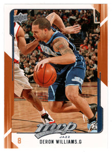 Deron Williams - Utah Jazz (NBA Basketball Card) 2008-09 Upper Deck MVP # 160 Mint