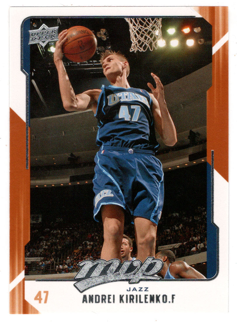 Andrei Kirilenko - Utah Jazz (NBA Basketball Card) 2008-09 Upper Deck MVP # 162 Mint