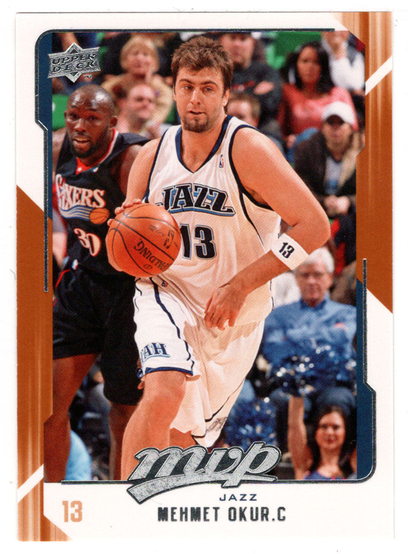 Mehmet Okur - Utah Jazz (NBA Basketball Card) 2008-09 Upper Deck MVP # 164 Mint