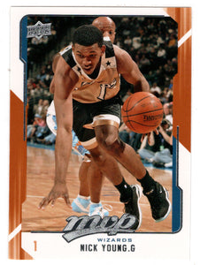 Nick Young - Washington Wizards (NBA Basketball Card) 2008-09 Upper Deck MVP # 170 Mint