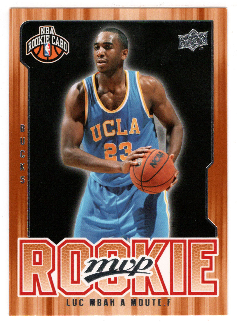 Luc Richard Mbah A Moute RC - Milwaukee Bucks (NBA Basketball Card) 2008-09 Upper Deck MVP # 231 Mint