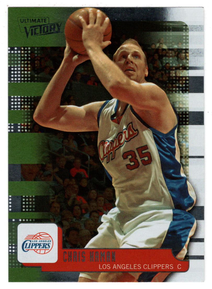 Chris Kaman - Los Angeles Clippers (NBA Basketball Card) 2008-09 Upper Deck MVP Ultimate Victory # 23 Mint